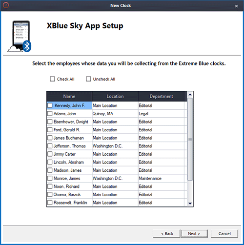 Choose your employees